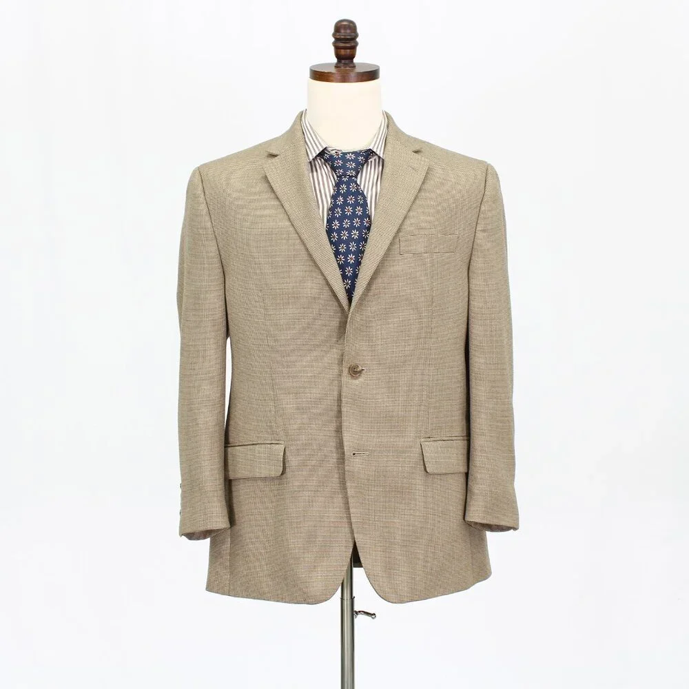 Michael Kors 42R Brown HT 2-Button Sport Coat Blazer Jacket G628
